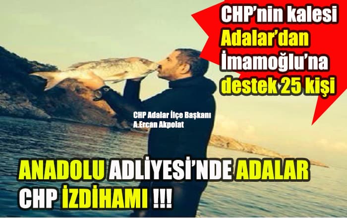Adalar CHP’nin İmamoğlu’na desteği fiyaskoyla sonuçlandı!