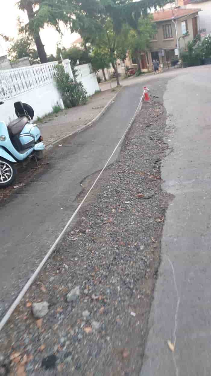 Büyükada'da bir aydır asfalt dökülmüyor!